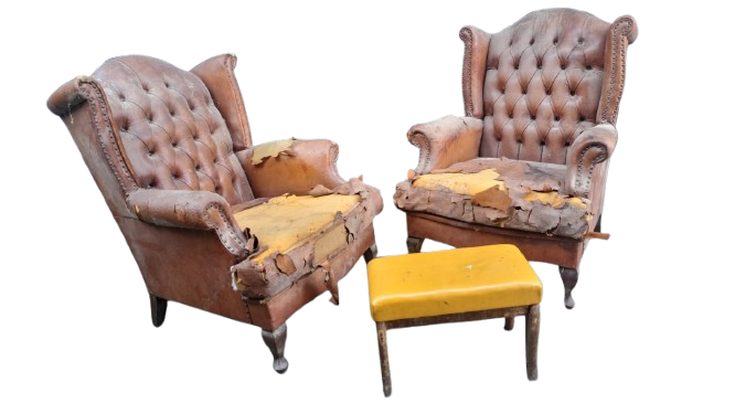 Poltrona estofada para reforma